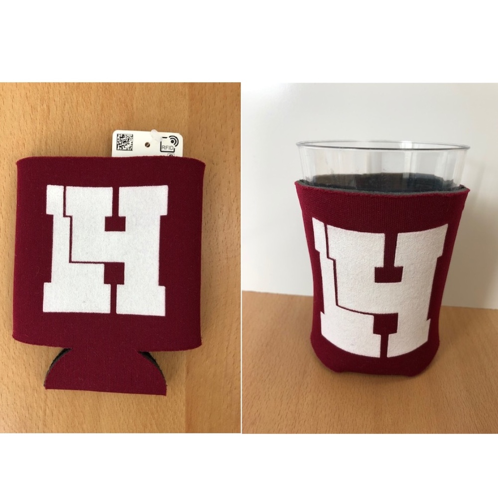 NWT Harvard University Halftime Beverage Insulator